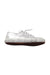 A Silver Sneakers from Superga in size 6T for neutral. (Front View)