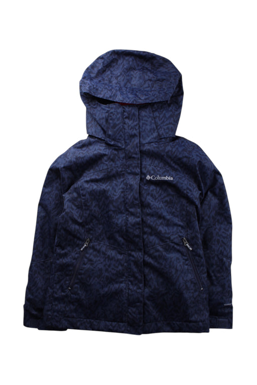 A Navy Puffer/Quilted Coats & Outerwear from Columbia in size 6T for neutral. (Front View)