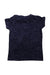 A Navy Short Sleeve Tops from Seed in size 6-12M for neutral. (Back View)