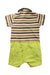 A Multicolour Short Sleeve Rompers from La Compagnie des Petits in size 6-12M for neutral. (Back View)