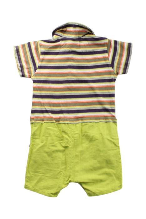 A Multicolour Short Sleeve Rompers from La Compagnie des Petits in size 6-12M for neutral. (Back View)