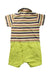 A Multicolour Short Sleeve Rompers from La Compagnie des Petits in size 6-12M for neutral. (Back View)