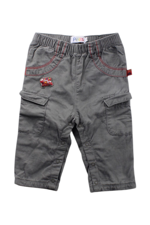 A Grey Casual Pants from La Compagnie des Petits in size 6-12M for neutral. (Front View)