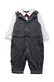 A Grey Pants Sets from Chickeeduck in size 12-18M for boy. (Front View)
