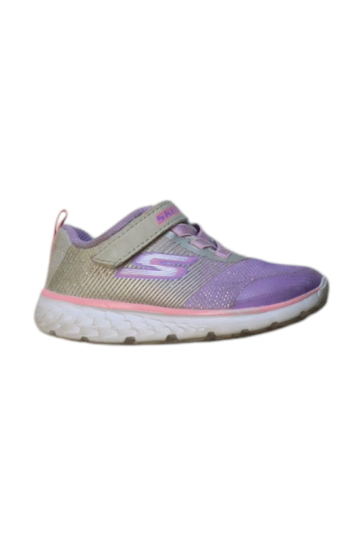 A Purple Sneakers from Skechers in size 18-24M for girl. (Front View)