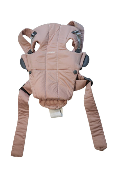A Peach Baby Carriers from BabyBjorn in size O/S for neutral. (Front View)