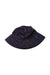 A Navy Sun Hats from BedHead in size 3T for neutral. (Back View)