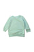 A Green Crewneck Sweatshirts from Seed in size 6-12M for girl. (Front View)