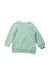 A Green Crewneck Sweatshirts from Seed in size 6-12M for girl. (Back View)