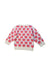 A Pink Buttoned Sweatshirts from Seed in size 6-12M for girl. (Back View)
