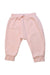 A Pink Sweatpants from Seed in size 6-12M for girl. (Front View)