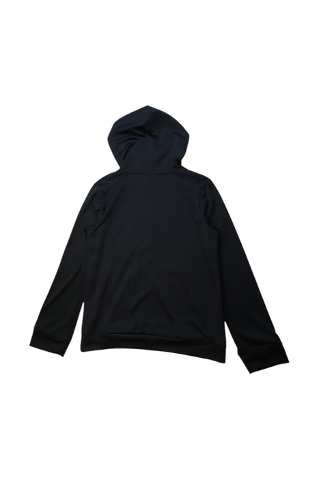 A Black Hooded Sweatshirts from Nike in size 10Y for boy. (Back View)