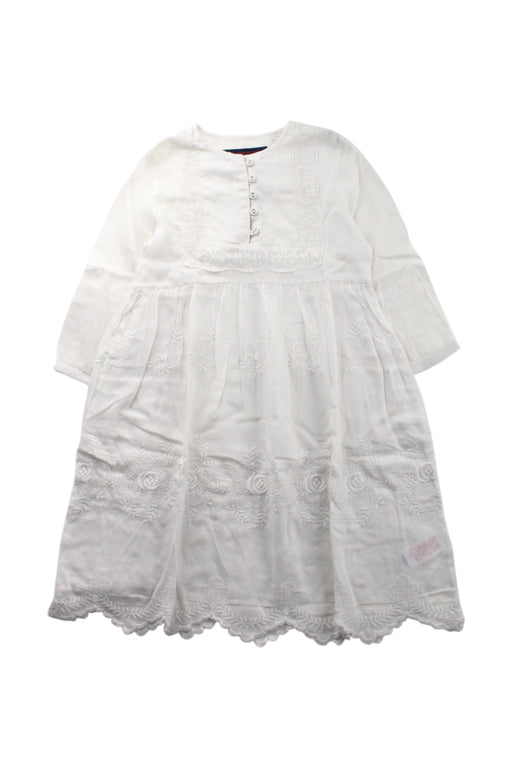 A White Long Sleeve Dresses from French Connection in size 6T for girl. (Front View)