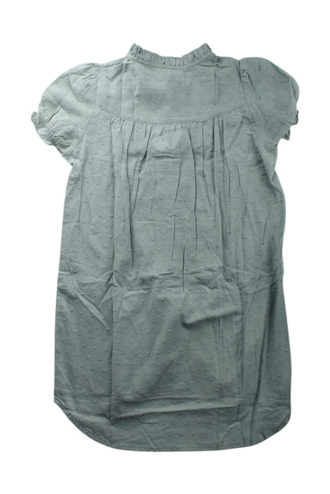 A Green Short Sleeve Dresses from Excuse My French in size 8Y for girl. (Back View)