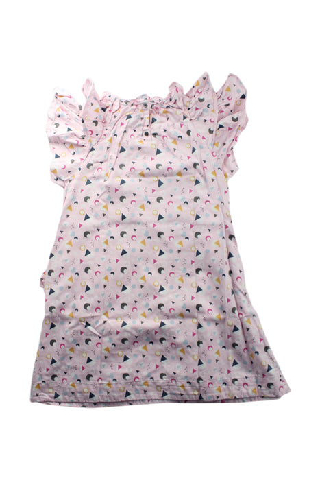 A Multicolour Short Sleeve Dresses from Velveteen in size 8Y for girl. (Back View)