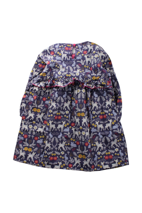 A Multicolour Long Sleeve Dresses from Lilly + Sid in size 7Y for girl. (Back View)