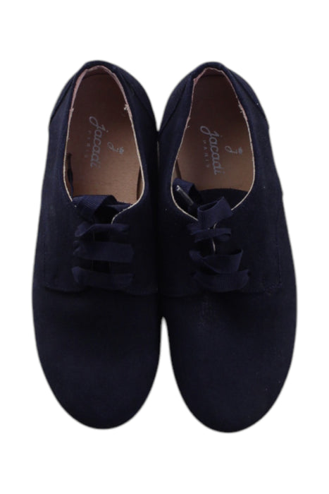 A Navy Sneakers from Jacadi in size 6T for neutral. (Back View)