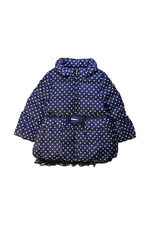 A Navy Puffer/Quilted Coats & Outerwear from Nicholas & Bears in size 4T for girl. (Front View)