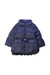 A Navy Puffer/Quilted Coats & Outerwear from Nicholas & Bears in size 4T for girl. (Front View)