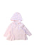 A Pink Coats from Mides in size 12-18M for girl. (Front View)