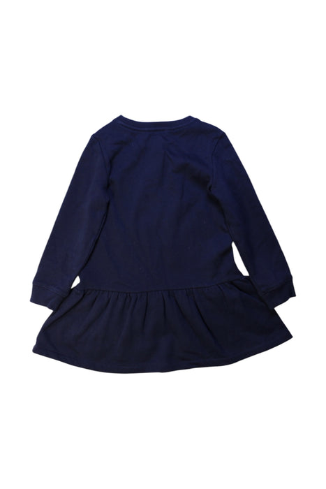 A Navy Long Sleeve Dresses from Polo Ralph Lauren in size 4T for girl. (Back View)