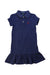 A Navy Short Sleeve Dresses from Polo Ralph Lauren in size 4T for girl. (Front View)