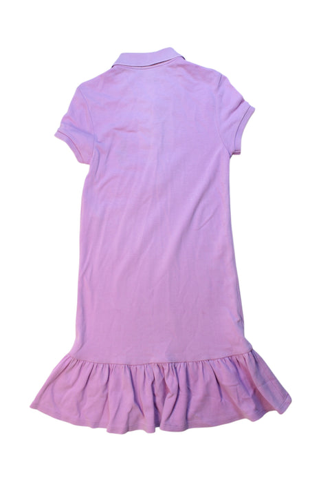 A Purple Short Sleeve Dresses from Polo Ralph Lauren in size 4T for girl. (Back View)