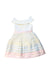 A White Sleeveless Dresses from Nicholas & Bears in size 3T for girl. (Back View)