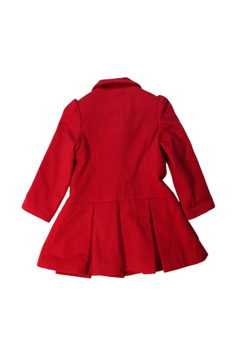 A Red Coats from Nicholas & Bears in size 3T for girl. (Back View)