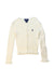 A White Cardigans from Polo Ralph Lauren in size 4T for girl. (Front View)