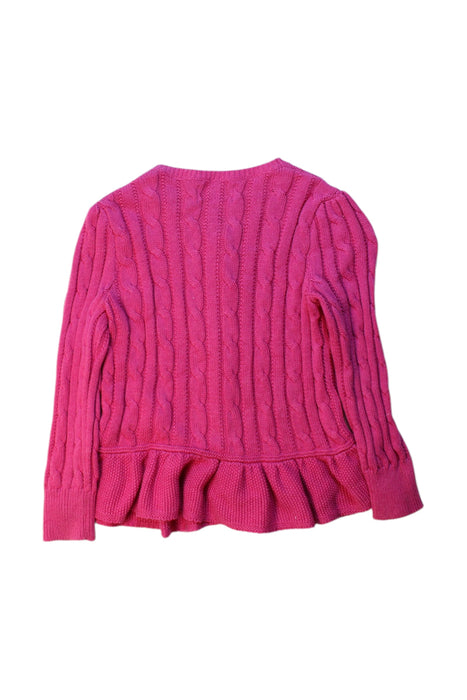 A Pink Cardigans from Polo Ralph Lauren in size 3T for girl. (Back View)