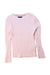 A Pink Knit Sweaters from Polo Ralph Lauren in size 4T for girl. (Front View)