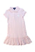 A Pink Short Sleeve Dresses from Polo Ralph Lauren in size 4T for girl. (Front View)
