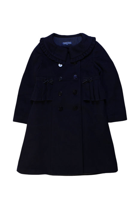 A Navy Coats from Nicholas & Bears in size 4T for girl. (Front View)