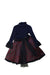A Navy Long Sleeve Dresses from Nicholas & Bears in size 2T for girl. (Back View)