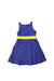 A Blue Sleeveless Dresses from Polo Ralph Lauren in size 4T for girl. (Front View)