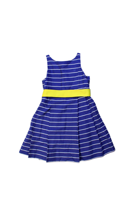 A Blue Sleeveless Dresses from Polo Ralph Lauren in size 4T for girl. (Front View)