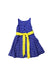 A Blue Sleeveless Dresses from Polo Ralph Lauren in size 4T for girl. (Back View)