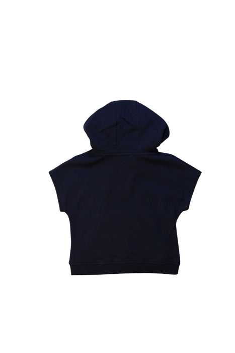 A Navy Hooded Sweatshirts from Chloe in size 4T for girl. (Back View)