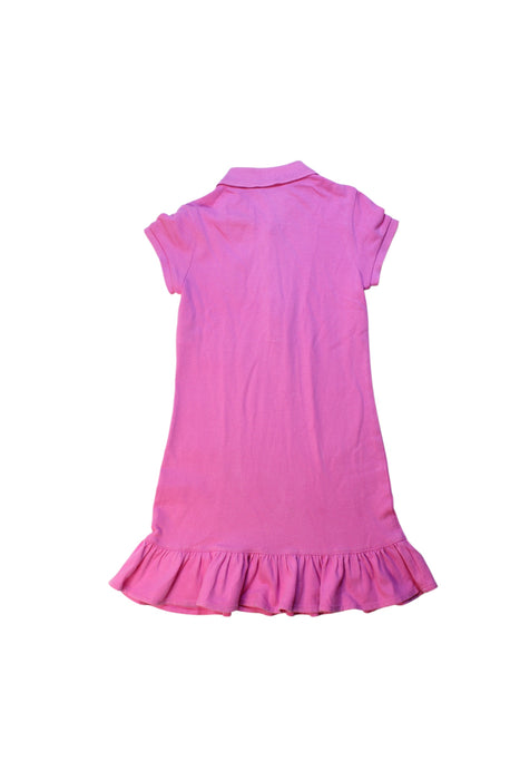 A Pink Short Sleeve Dresses from Ralph Lauren in size 4T for girl. (Back View)