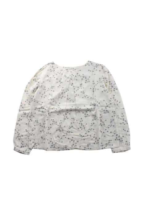 A White Long Sleeve Tops from Bonpoint in size 8Y for girl. (Front View)