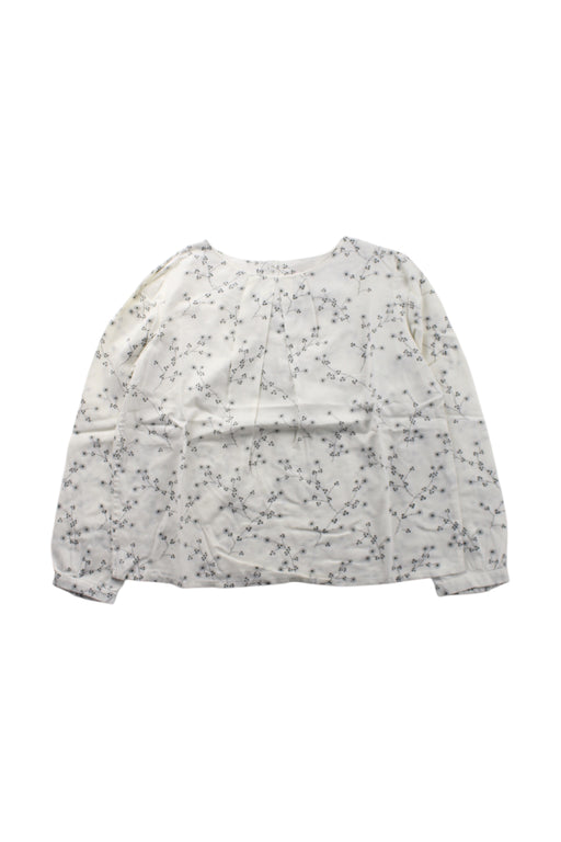 A White Long Sleeve Tops from Bonpoint in size 8Y for girl. (Front View)