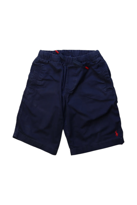 A Navy Shorts from Polo Ralph Lauren in size 7Y for boy. (Front View)