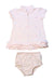 A Pink Dress Sets from Ralph Lauren in size 6-12M for girl. (Front View)