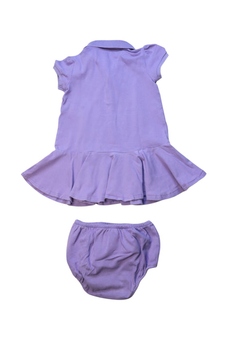 A Purple Dress Sets from Ralph Lauren in size 12-18M for girl. (Back View)