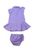A Purple Dress Sets from Ralph Lauren in size 12-18M for girl. (Back View)