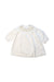 A White Long Sleeve Dresses from Cyrillus in size 6-12M for girl. (Front View)