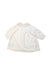 A White Long Sleeve Dresses from Cyrillus in size 6-12M for girl. (Back View)