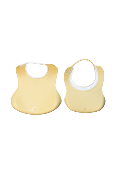 A Yellow Bibs from BabyBjorn in size O/S for neutral. (Back View)