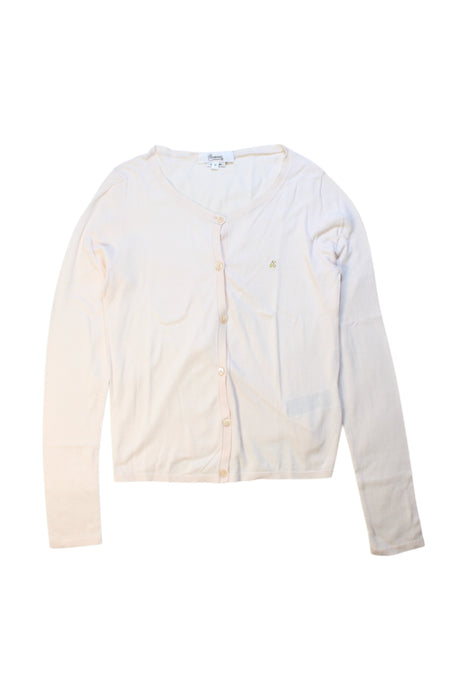 A White Cardigans from Bonpoint in size 12Y for girl. (Front View)